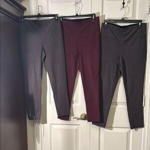 St. John's Bay Active Leggings - Burgundy